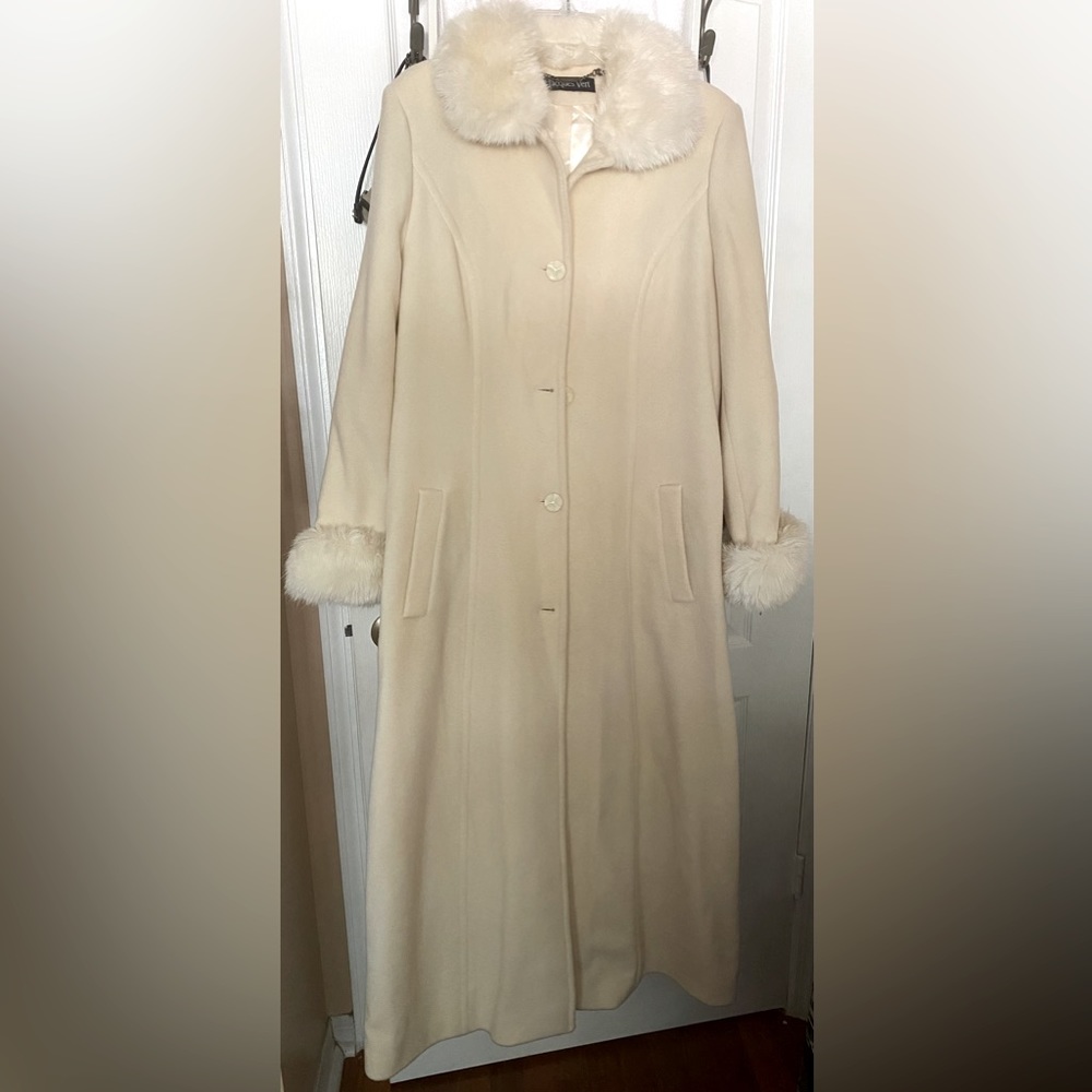 Elegant trench coat - off white / cream